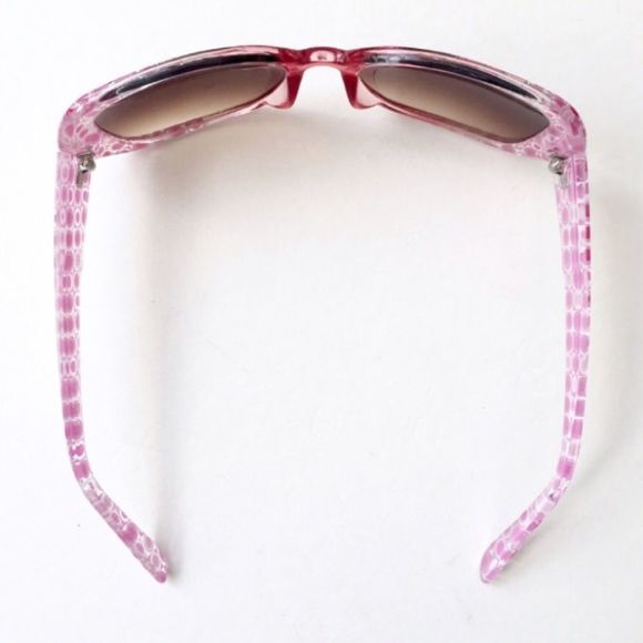 Mod Tile Print Pink Acrylic Fashion Sunnies, NWT - Picture 4 of 4